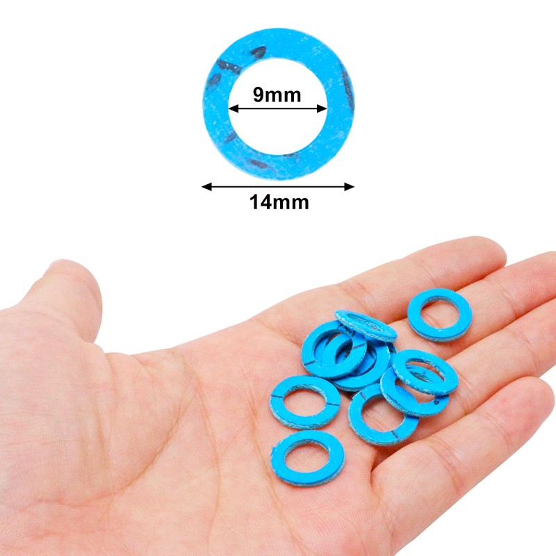 SWZHAI 20pcs Lower Unit Drain Plug Gaskets 3/8"-16 Oil Drain