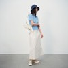 Kangol [캉골] 우먼스 턱 스커트 8124 크림 [Kangol] Women's Tuck