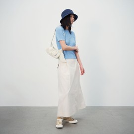 Kangol [캉골] 우먼스 턱 스커트 8124 크림 [Kangol] Women's Tuck Skirt 8124 Cream