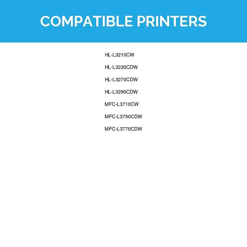 LD Products Compatible TN227 Replacements for Brother TN227BK TN227C TN227Y