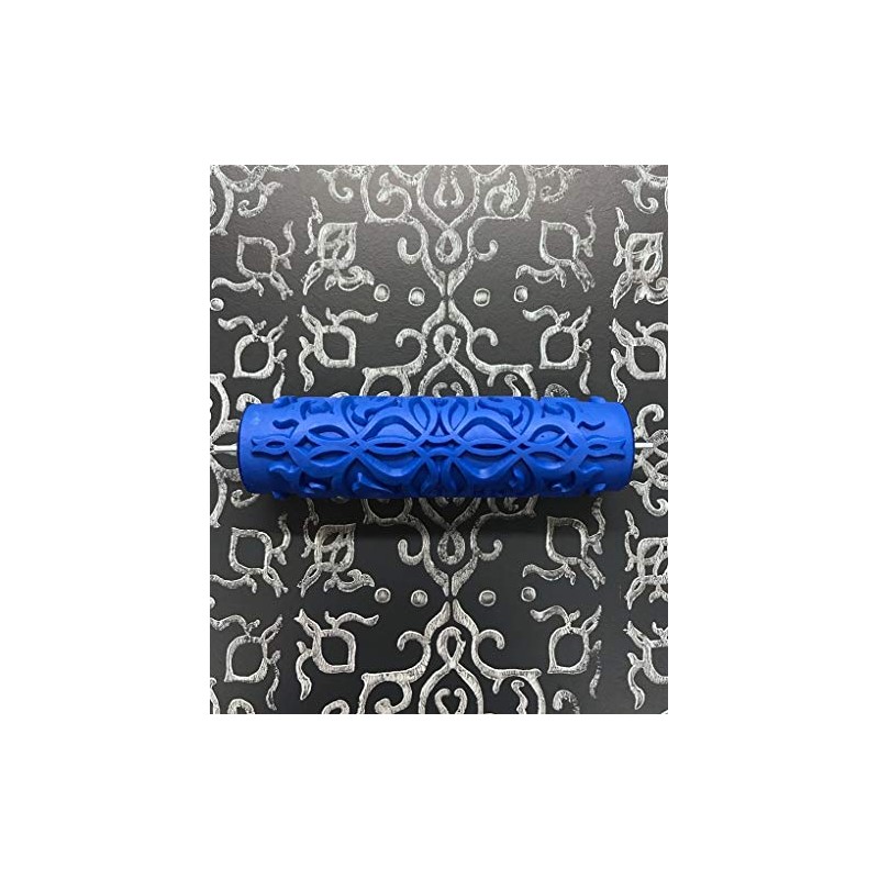 Pattern Paint Roller - 7" Roller (Moroccan Damask Pattern)
