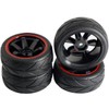 ShareGoo 12mm Hex Wheel Rims & Rubber Tires Compatible with
