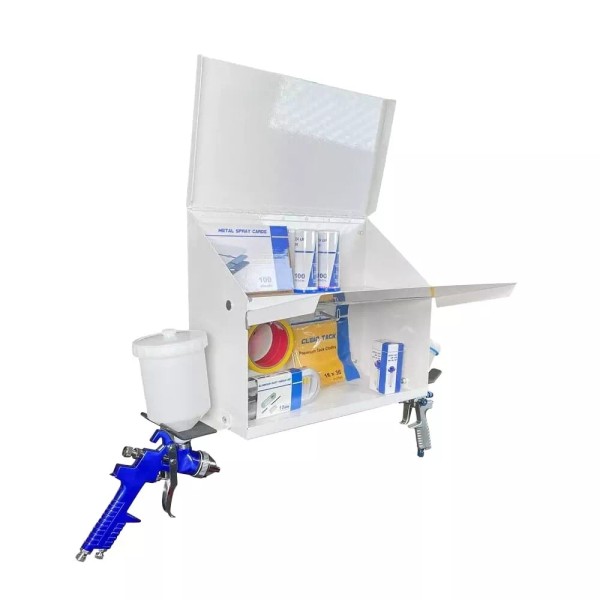 Unbranded Magnetic Spray Booth Box - Double Compartment Cabinet