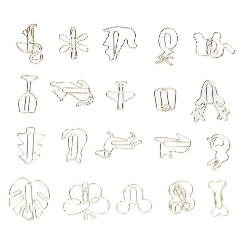 100 Pcs Fancy Paperclips Large Plastic Covered Wire Multi Purpose