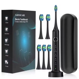 SARMOCARE Electric Toothbrush for Adults and Kids Rechargeable Sonic Toothbrush Sealed