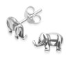 Heather Needham Sterling Silver Elephant Earrings - Silver Elephant Studs