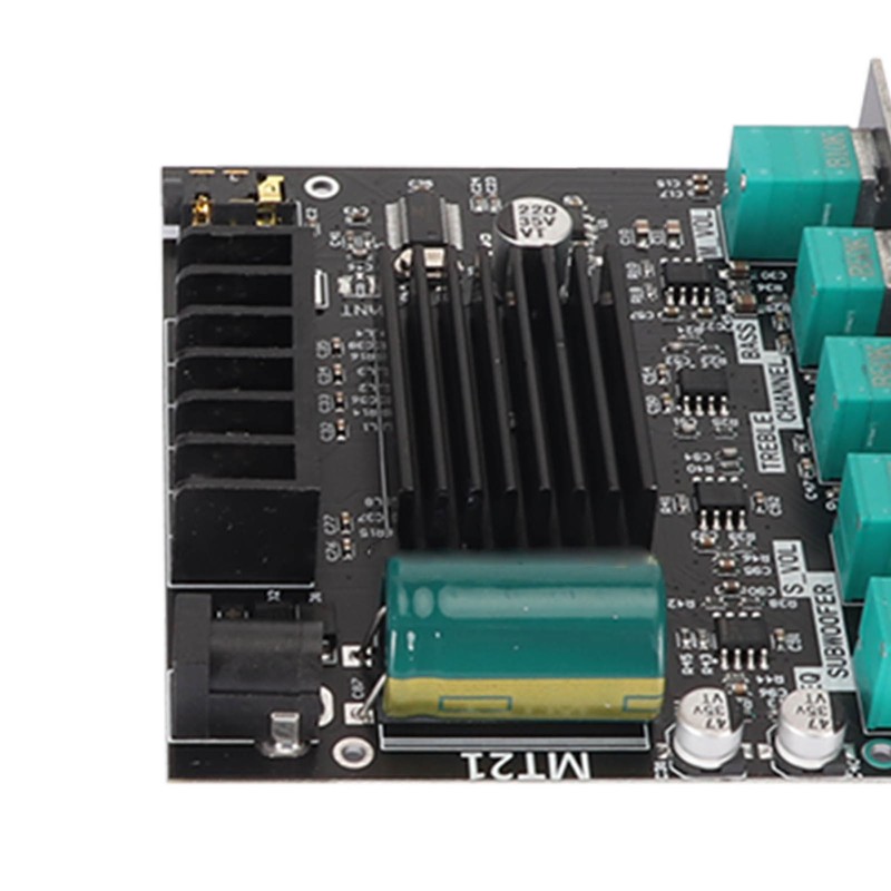 ZK MT21 Bluetooth Power Amplifier Board 2.1 Channel DC 12V‑24V