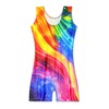 Gymnastics Leotards for Girls 8-9 Years Old Sparkly Rainbow Ray