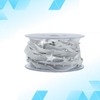 HEALLILY Silver Star Christmas Bead Ribbon, 1 Roll (196.85 inches)
