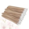 Baluue PET Cleaning Cotton Swabs 600-Piece Set Single Head Wooden