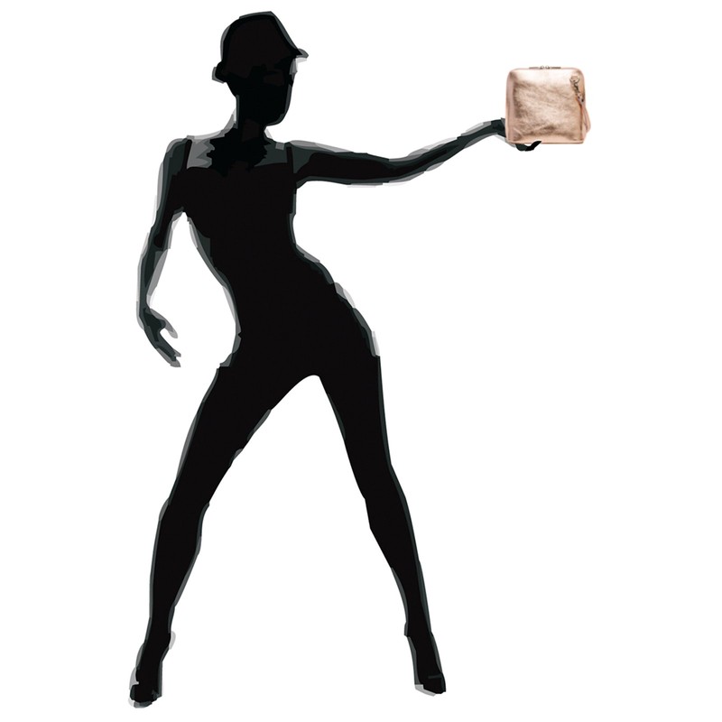 Caspar TL778 Small Elegant Women's Leather Clutch Shoulder Bag -