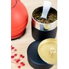 Day-to-day tool tea caddy painted cans flat 200g matte black