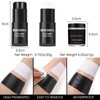 BOBISUKA Black White Face Paint Stick with Setting Powder Set,