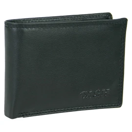 CA$H - Men's Slim Wallet - Genuine Leather Wallet - Black