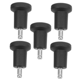 SEWACC 5pcs Bell Glides Replacement for Office Chair Stool Fixed Caster Feet for Carpet Easy Maintenance Swivel Chair Foot Pads Antislip Floor