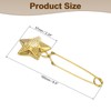sourcing map 1 Pcs Star Snap Tea Ball Infuser with
