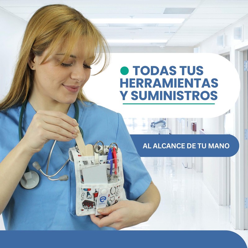 ErenBros® Nurse Pocket Holder with Magnet Organizer Pocket Desk Accessories