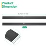 sourcing map 2Pcs 14 Inch Window Glass Shower Doors Replacement,