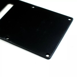 mLaval Guitar Parts (D77) Cavity Cover guitar Back Plate Fits Strat style Guitar ,Black ABS