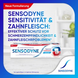 Sensodyne Sensitivity & Gum Toothpaste, 75 ml, Toothpaste for Improved Gum Health and Reduction of Pain Sensitivity