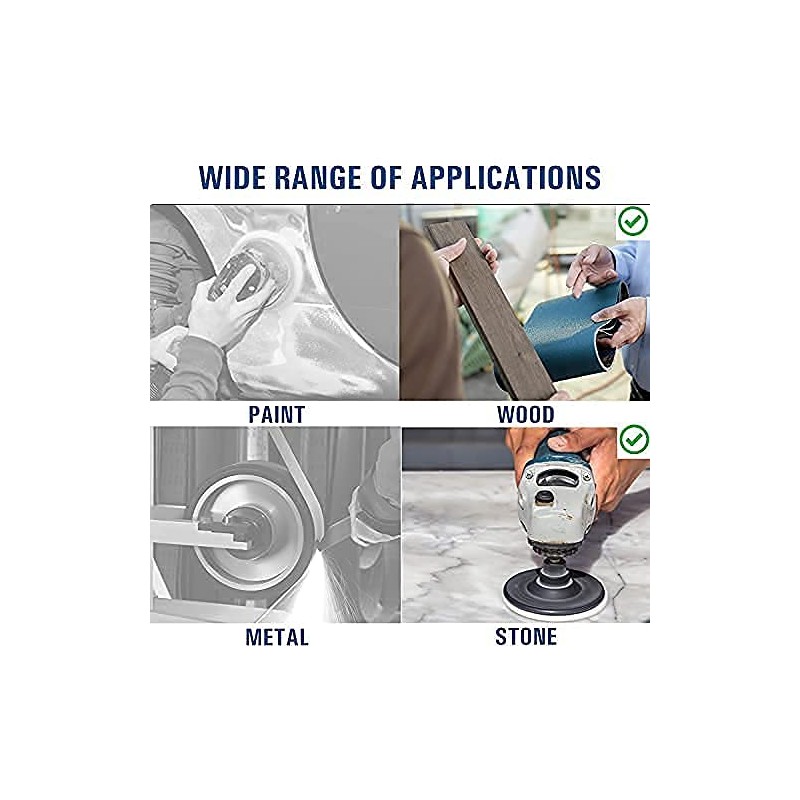 8 Inch x 5 Meters Starcke Sandpaper Rolls - 12