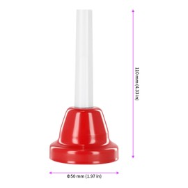 MUNGHOK 8 Piece Colourful Hand Bells Set, 8 Note Diatonic Bells Metal Hand Bell Music Bells for Festival, Music Lessons, Church Choir, Rhythm Learning