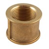 Brass Sleeve, 1 1/4 Inch, 2 x Female Thread, Threaded