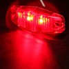 LBRST 2.5" Clear Lens LED Truck Trailer Oval Red Side