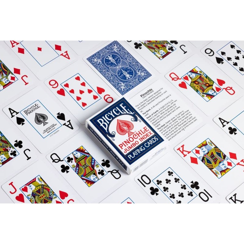 Bicycle Jumbo Pinochle Playing Cards - Pinochle Deck