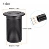 sourcing map Garbage Disposal Air Switch Button 32mm Dia Black,