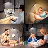 Exsight Desk Lamp Clip Light, 3 Light Modes 10 Dimmable