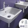 XingCRYao Bathroom Basin Sink Wall Mounting Kit, 2 Sets, Screws,