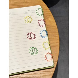 Cute Paper Clips, 60 PCS Hedgehog Shaped Paper Clips Animal Bookmarks Clips, Assorted Colors, Fun Office Gifts for Women Men Coworkers Teachers Students Girls Boys