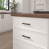 Richelieu Hardware BP5016128BORB Greenwich Collection 5 1/16-inch (128 mm) Center-to-Center