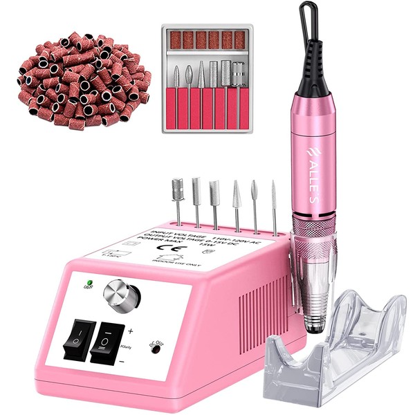 Nail Cutter, Electric Nail Cutter, Professional Manicure Nail File Kit 30,000 rpm Acrylic Gel Nails Polishing Tool Drill for Home and Salon Use, Nail Drill, Valentine's Day Gift