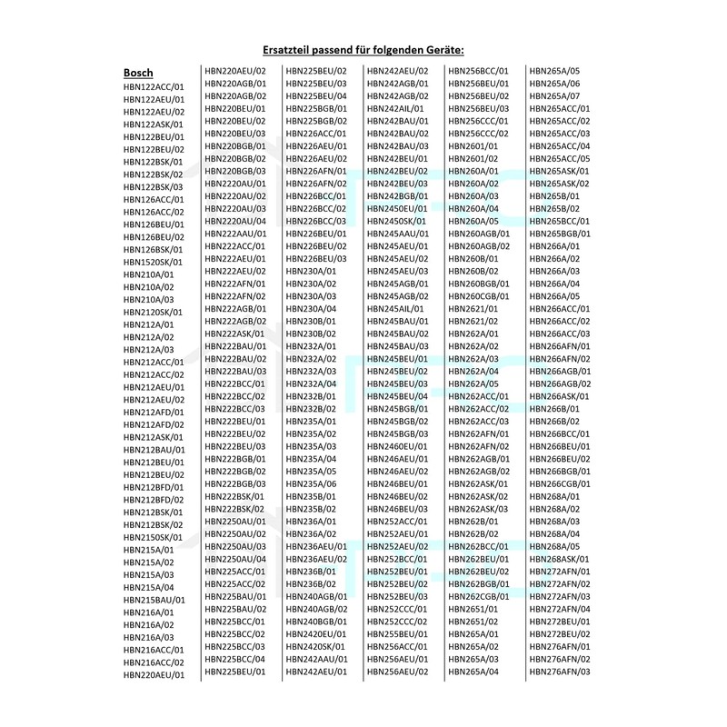 DL-pro Door Seal for Bosch Siemens Constructa 095253 00095253 All-round