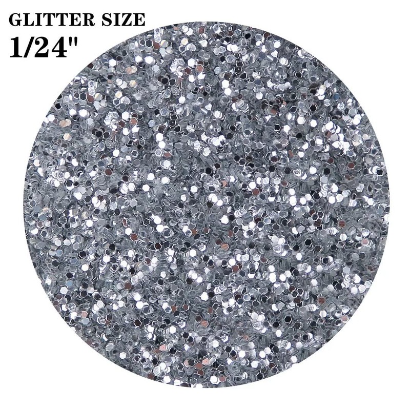 TORC Silver Chunky Glitter 4 OZ Glitter for Resin Crafts