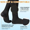 CASMON Zipper Compression Socks for Women & Men, 20-30 mmHg