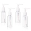 4 Pack Transparent Travel Bottles Pump Bottle Clear Mini Soap