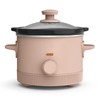 bella 1.5 Qt Slow Cooker with 3 Heat Manual Control,