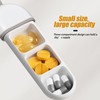Pocket Pill Box, Pill Organizer for Travel, Moisture-Proof Small Pill