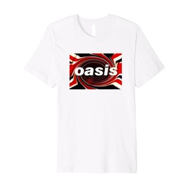 Oasis – Union Jack Logo Premium T-Shirt