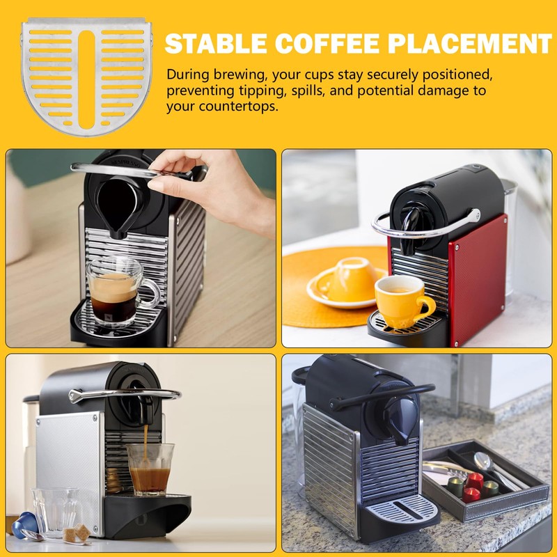 Drip Grid for Pixie Coffee Machines Compatible with Krups, Delonghi