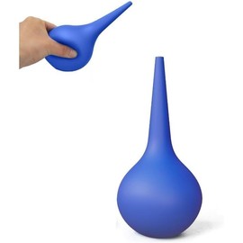 Rubber Suction Ear Syringe Bulb Hand Squeeze Bulb Syringe Ear Washing Ear Syringe Rubber Earwax Remover Cleaning Ball Vacuum Ear Wax Removal Ear Washing Squeeze Bulb Cleaning Ball Ear and Nose Care