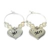 Libby's Market Place Mr and Mrs Glass Charms