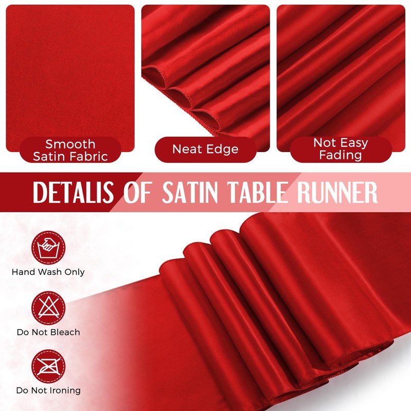 Tudomro 12 Pcs Black and Red Disposable Plastic Tablecloths and