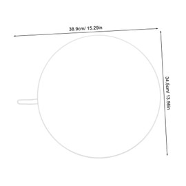 CAXUSD 2pcs Canopy Stand Hoop for Crib Netting Support Portable Frame Holder for Nursery Bed Easy Installation Mosquito Net Bracket for Sleeping Space