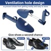 Honeydak 20 Pairs Plastic Shoe Stretcher Adjustable Shaper Stretchers Portable