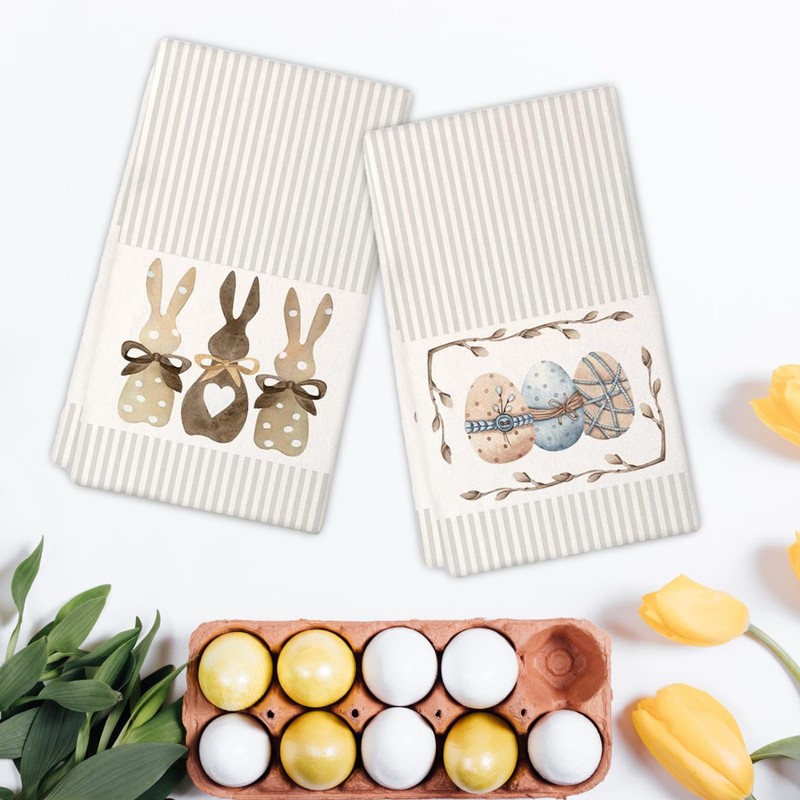 Easter Tea Towels, Easter Decoration, Tea Towels, Easter Kitchen Towels