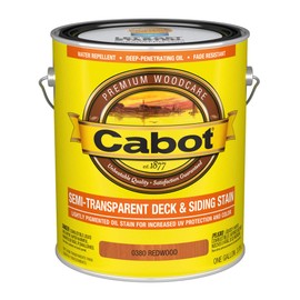 Cabot Semi-Transparent Wood Stain + Sealer, Redwood, Gallon